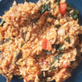 El cooksnap de Sabela Roca Castelo cuando hizo Arroz con costillas y espinacas.