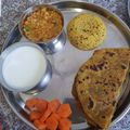 daksha a Vaghela 's cooksnap of when they made સમર સ્પેશિયલ ફૂલ ગુજરાતી થાળી (Summer Special Full Gujarati Thali Recipe In Gujarati).