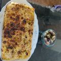 El cooksnap de Reyes Salgueiro cuando hizo Rollitos de berenjena con jamón York y queso al horno.