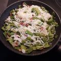 El cooksnap de Yolan08 cuando hizo Noodles de arroz salteados con judías verdes y jamón.