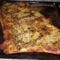 El cooksnap de Alejandro Avalo cuando hizo Matambre tiernizado al horno.