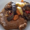 Cooksnap από Ilias Katsanidis στη συνταγή Μπριάμ με μοσχάρι και λουκάνικα χωριάτικα 🤤😋