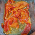 El cooksnap de Almudena Collado cuando hizo Pimientos rojos asados en freidora de aire.