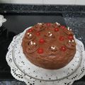 El cooksnap de juani Gernika cuando hizo Tarta de harina de arroz y crema pastelera de chocolate, sin gluten, sin lactosa.