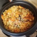 El cooksnap de Nia 🌛 cuando hizo Arroz con mariscos congelados.
