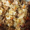El cooksnap de Ana Martínez cuando hizo Col con bacon y setas.