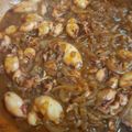 El cooksnap de Miguel cuando hizo Calamares pequeños encebollados.