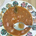 El cooksnap de Yesi D Morales cuando hizo Lentejas con tocino.