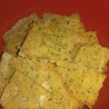 El cooksnap de Caro Perez cuando hizo Crackers sin tacc de harina de garbanzos.