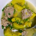 Cooksnap của Hà Oanh khi họ làm theo món Canh bí đỏ hầm xương