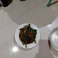รูป Cooksnap ของ apple เมื่อเขาทำ ผัดผักบุ้งปลาเค็ม