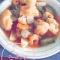 El cooksnap de Contreras Ale cuando hizo Caldo de camarón 🍤.