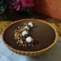 Chandana Pal's cooksnap of when they made নো বেকড চকোলেট টার্ট(no baked chocolate tart recipe in bengali).