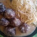El cooksnap de DelicIANNcook cuando hizo Las famosas albóndigas de Ikea.