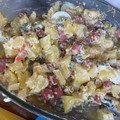 El cooksnap de Eva Fito Marti cuando hizo Ensalada de patata y Frankfurt.