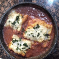 El cooksnap de Akisanti cuando hizo Bacalao con salsa de tomate.