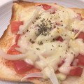 El cooksnap de Maiko Kamata cuando hizo Pan pizza.