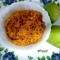 Payal Sachanandani का कुकस्नैप जब उन्होंने कच्चे आम का अचार(kachche aam ka achar recipe in hindi) बनाया था।