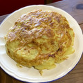 El cooksnap de Alicia Yunis cuando hizo Tortilla española clásica.