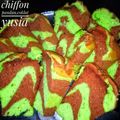 Cooksnap dari Yusia untuk resep Pandan Choco Chiffon Cake