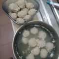 Cooksnap dari Dinar Vitaanjarpalupi untuk resep Baso daging sapi : padat & kenyal