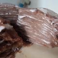 Cooksnap dari Gave Bunda Zidan untuk resep Mille Crepes Coklat Ekonomis