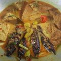 Cooksnap dari nining nurnaningsih untuk resep Sayur santan ikan panggang bumbu kuning pedas