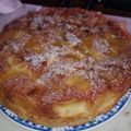 El cooksnap de Elsa irene Fleitas cuando hizo Torta invertida de manzana y banana.