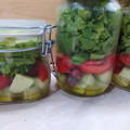 Cooksnap από ΜΕΝΕΞΙΑ ΧΑΧΟΥΤΑ στη συνταγή Σαλάτα στο βάζο