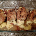 El cooksnap de Alan Maya cuando hizo Rollitos de muslo de pollo rellenos y asados al horno.