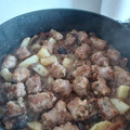 El cooksnap de leacat77 cuando hizo Butifarra esparracada con setas.