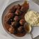 Cooksnap dari Joshua Sans untuk resep Sweedish Meatballs made with Banana Peels - Swedish Meatball kulit pisang