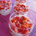 El cooksnap de Carlos cuando hizo Mousse de yogur y queso con fresas.