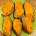 El cooksnap de Candela Ulloa cuando hizo Papas vegan rellenas.