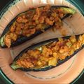 El cooksnap de amaia cuando hizo Berenjenas de pollo y tomate al microondas para tupper.