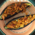 El cooksnap de amaia cuando hizo Berenjenas de pollo y tomate al microondas para tupper.