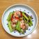 H.c. Tseng 的 《微波爐料理》蘆筍鮮蝦 cooksnap