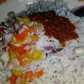 hafsat wasagu's cooksnap of when they made Rice and beans with sauce.