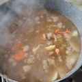 El cooksnap de Luis Vásquez cuando hizo Ajiaco o valdiviano.