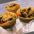 Chandra kamdar का कुकस्नैप जब उन्होंने पापड़ चाट(papad chaat recipe in hindi) बनाया था।