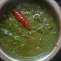 Sehanaz Rizwan's cooksnap of when they made * பாலக் கீரை கடையல்*(palak keerai kadayal recipe in tamil).