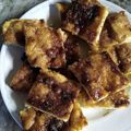 El cooksnap de Alejandra Russo cuando hizo Torta de azúcar negra.