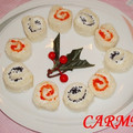 El cooksnap de carme castillo cuando hizo Rollitos de caviar.