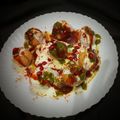 Neha Dua's cooksnap of when they made Dahi Puri Chaat.