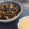 El cooksnap de Lorena LV cuando hizo Fideuá negra con pulpo y alioli de pimentón.