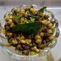 Hema ahara का कुकस्नैप जब उन्होंने साबुतमूंग की सब्ज़ी और पूरी (sabut moong ki sabzi aur poori recipe in Hindi) बनाया था।