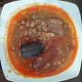 El cooksnap de Mariano Palacio Güemes cuando hizo Alubias rojas con costilla.