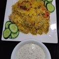 Bushra Mazhar's cooksnap of when they made Yummy Biryani.