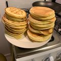 El cooksnap de Juan Pablo Donate cuando hizo Panqueques americanos para el desayuno/merienda.