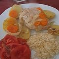 El cooksnap de Stephania cuando hizo Pollo al horno con papas.